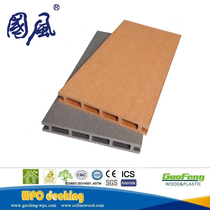 Waterproof Classic Wood and Plastic Composite Surface Sanded WPC Decking
